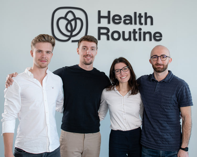 Da sinistra: Felix Kleine, Dominik Popp, Daniela Vigg e Luka Dzidziguri